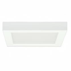 Satco 13.5W Round 7 Inch LED Flush Mount, Dimmable, 3000K, 90 CRI, White