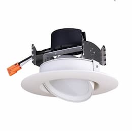 9.5W 4" LED Gimbal Retrofit Downlight, Dimmable, 3000K