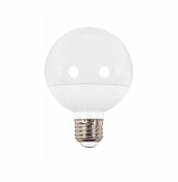 4W LED G25 Bulb, 40W Inc. Retrofit, E26, 360 lm, 120V, 2700K, White