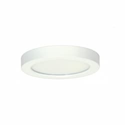 13.5W LED Flush Mount Fixture, 860 lm, 4000K, White