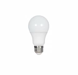 9.8W LED A19 Bulb, 60W Inc. Retrofit, E26, 800 lm, 120V, 2700K, Frosted White