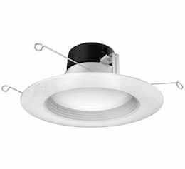 10.5W 5/6" LED Recessed Retrofit Downlight, Dimmable, 5000K