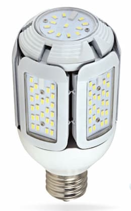 30W LED Corn Bulb, 150W MH Retrofit, E26, 3660 lm, 120V-277V, 2700K