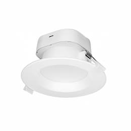 4-in 7W Direct-Wire LED Recessed Downlight, Dimmable, 450 lm, 120V, 3000K, White