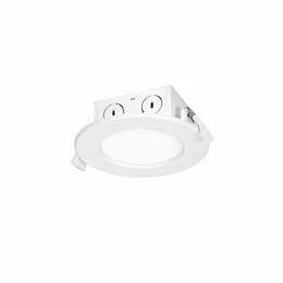 Satco 4-in 8.5W Direct-Wire LED Downlight, Edge-Lit, Dimmable, 540 lm, 120V, 5000K, White