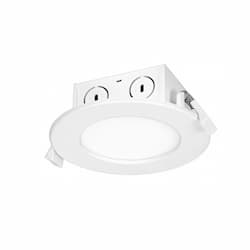 4" 8.5W LED Direct Wire Downlight, Dimmable, 540 lm, 4000K, White