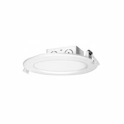 6-in 11.6W Direct-Wire LED Downlight, Edge-Lit, Dimmable, 730 lm, 120V, 2700K, White