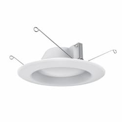 7.2W LED 5-6-in Round Retrofit Downlight, 650 lm, 120V, 5000K, WH