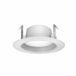 4-in 7W LED Recessed Downlight, Dimmable, 600 lm, 120V, 3000K, White