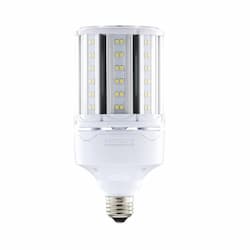 36W LED Corn Bulb, Direct Wire, E26, 4680 lm, 100V-277V, 2700K