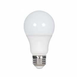 10W LED A19 Bulb, E26, 750 lm, 120V, 3000K, White/Frosted, Bulk