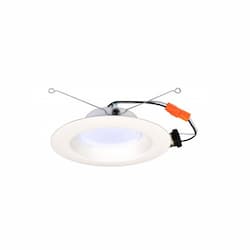 5/6-in 12W LED Downlight Retrofit, 900 lm, 120V, 3000K, White