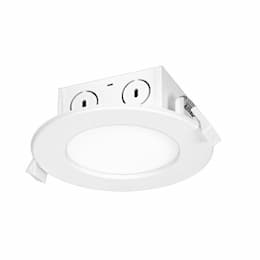 8.5W 4" LED Retrofit Downlight, Direct Wire, Dimmable, 3000K