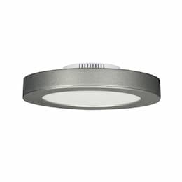 13.5W 7-in LED Blink Round Flush Mount, 120V, 3000K, Satin Nickel