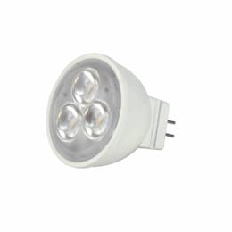 3W LED MR11 Bulb w/ GU4 Base, 5000K, 25 Degree