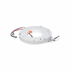 9" Battery Backup for LED Flush Mount Fixtures, 120V, White