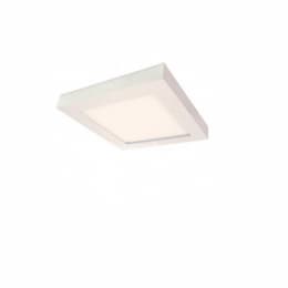 Blink 13.5W 7" Square LED Flush Mount, 2700K, 780 Lumens, White