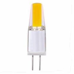 Satco 1.6W JC LED Light Bulb, G4 Base, Dimmable, 3000K