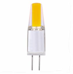 Satco 1.6W JC LED Light Bulb, G4 Base, Dimmable, 5000K