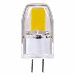 Satco 3W JC LED Light Bulb, G6.35, 3000K