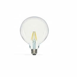 6.5W LED G40 Globed Shaped Bulb, 2700K, Clear