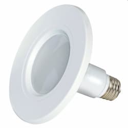 8.5W 4" LED Recessed Retrofit Downlight w/E26 Base, Trim, 2700K