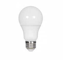 9.5W LED A19 Bulb, 60W Inc. Retrofit, E27, 900 lm, 120V, 5000K, Frosted White