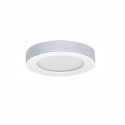 Satco 7-in 13.5W LED Round Flush Mount, Dim, 820 lm, 120V, 3000K, White