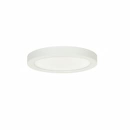 9-in 18.5W LED Round Flush Mount, Dim, 1200 lm, 120V, 3000K, White