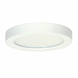 13.5W 7-in LED Blink Round Flush Mount, 120V, 3000K, White