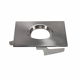 5"/6" Freedom Series Square Gimbal Trim for Downlights, Brushed Nickel