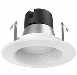 Satco 7.5W LED Recessed Retrofit Downlight w/Bi-pin Adapter, 3000K