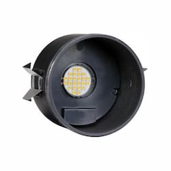 16W 4-in LED Downlight, Retrofit Fixture, 900 lm, 4000K, Black