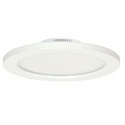 16W 9-in LED Blink Round Flush Mount, 120V-277V, 3000K, White