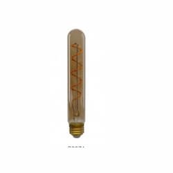 Satco 4W LED T9 Antique Amber Edison Bulb, 2200K