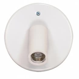 Satco 150W Swivel Ceiling Light, White