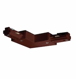 "L" Connector for LED Track Lights, Brown