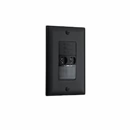 Steinel PIR & Ultrasonic OCC Sensor Wall Switch w/ Dimming, 120/230/277V, BLK