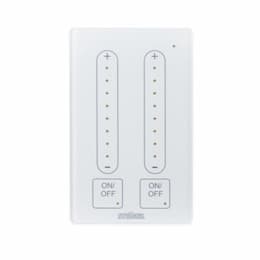 Steinel DCS Dimming Wall Switch, 2 Zone, White