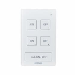 Steinel DCS ON/OFF Wall Switch, 2 Zone, White