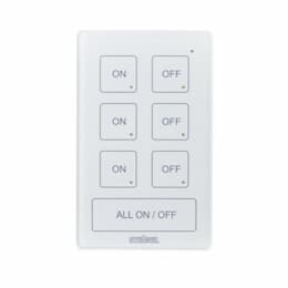 Steinel DCS ON/OFF Wall Switch, 3 Zone, White