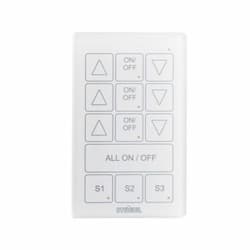 DCS Multi Switch Wall Switch, 3 Zone, White