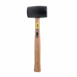 Rubber Mallett w/ Hardwood Handle, 16 oz Head