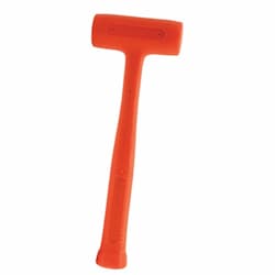 Compo-Cast Slimline Soft Face Hammer, 14 oz Head, Orange