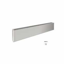 300W 4-ft Mini Architectural Baseboard, 100 Sq Ft, 1024 BTU/H, 120V, White