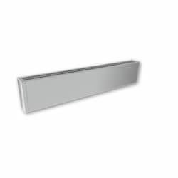 300W 4-ft Mini Architectural Baseboard, 100 Sq Ft, 1024 BTU/H, 240V, Anodized Aluminum