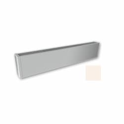400W 4-ft Mini Architectural Baseboard, 100 Sq Ft, 1365 BTU/H, 208V, Soft White