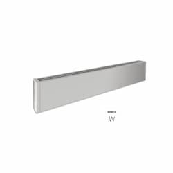 400W 4-ft Mini Architectural Baseboard, 100 Sq Ft, 1365 BTU/H, 208V, White