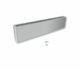 900W 9-ft Mini Architectural Baseboard, 100 Sq Ft, 3071 BTU/H, 208V, White