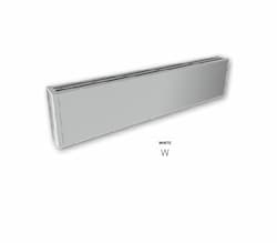1350W 9-ft Mini Architectural Baseboard, 150 Sq Ft, 4607 BTU/H, 480V, White